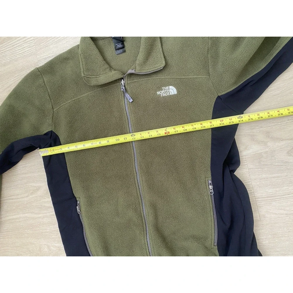 Vtg The North Face Fleece Jacket Men’s XL Green Black Gorpcore Outdoors‎ Hiking